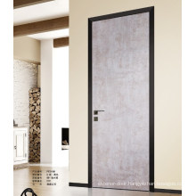 Aluminum Frame Melamine Main Door Teak Wood Door